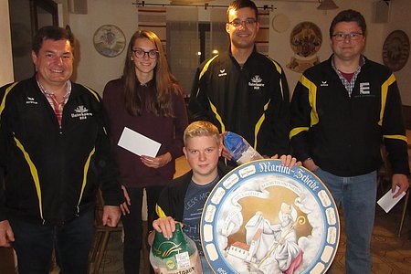 v.l. Markus Schmid, Verena Schoder, Sebastian Rehm, Bernhard Kranz, Bernhard Schoder