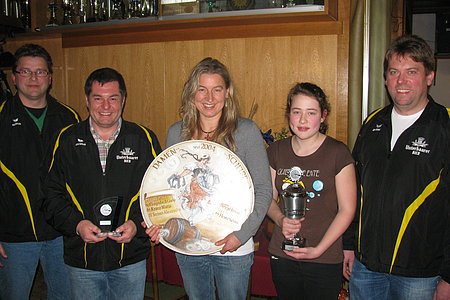v.l. Bernhard Schoder, Markus Schmid, Alexandra Steiner, Paula Schmidberger, Josef Rehm