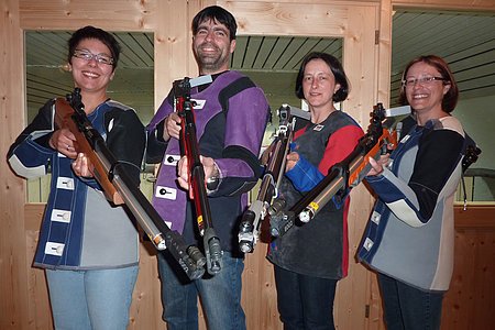 v.l. Monika Mayr, Christoph Rein, Anita Zimmerer, Sabine Füssl