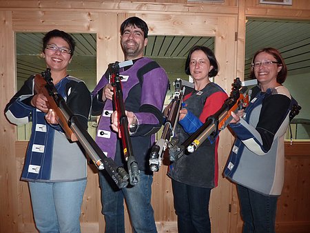 v.l. Monika Mayr, Christoph Rein, Anita Zimmerer, Sabine Füssl