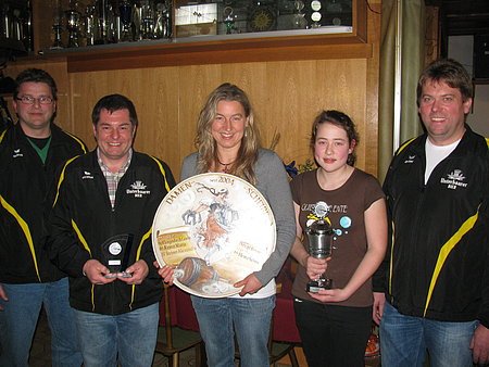 v.l. Bernhard Schoder, Markus Schmid, Alexandra Steiner, Paula Schmidberger, Josef Rehm