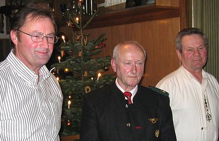 Johann Schoder, Manfred Mayr und Günter Kranner (v.l.)